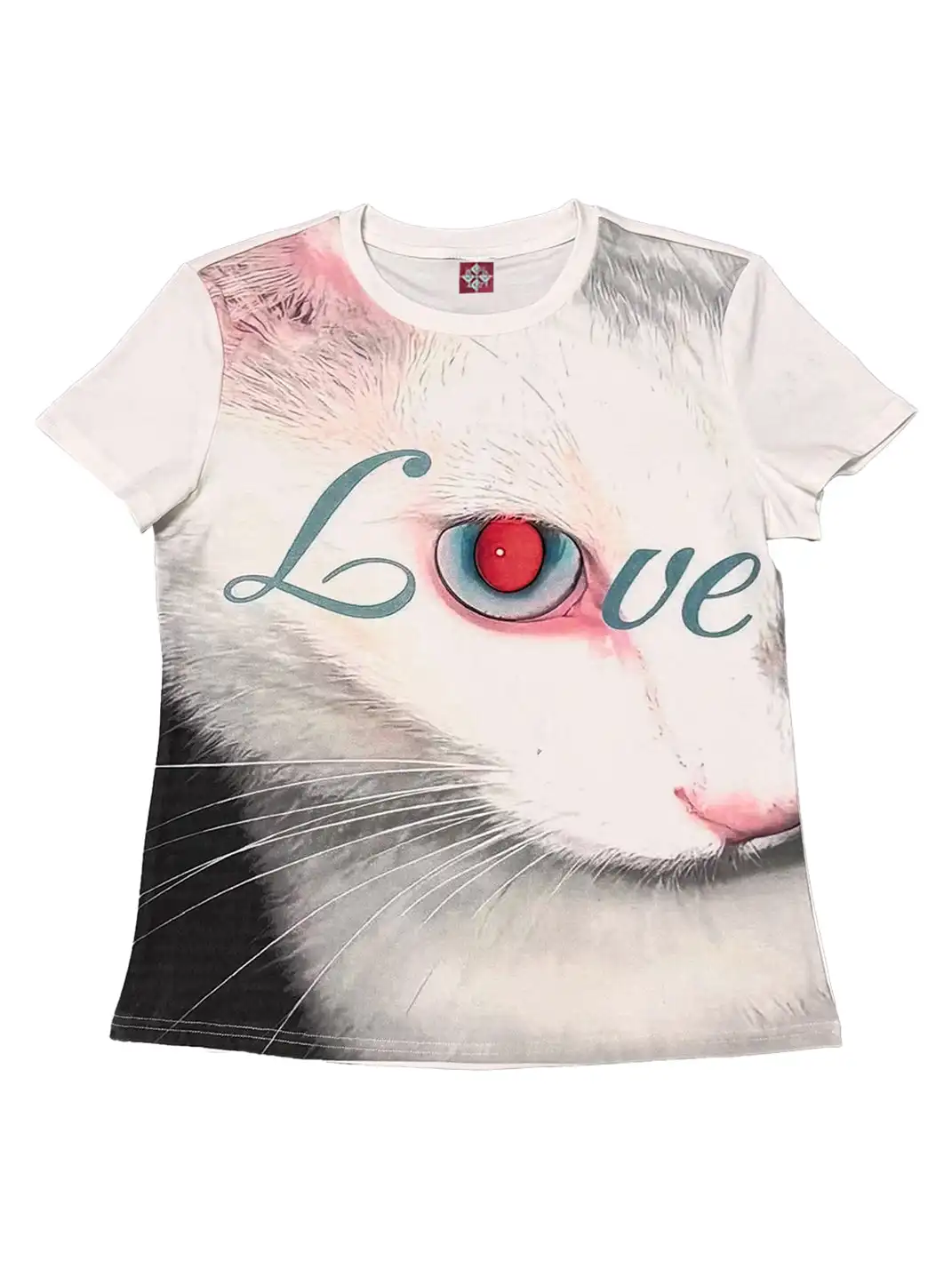 DETW | Cat Print Polo T-Shirt