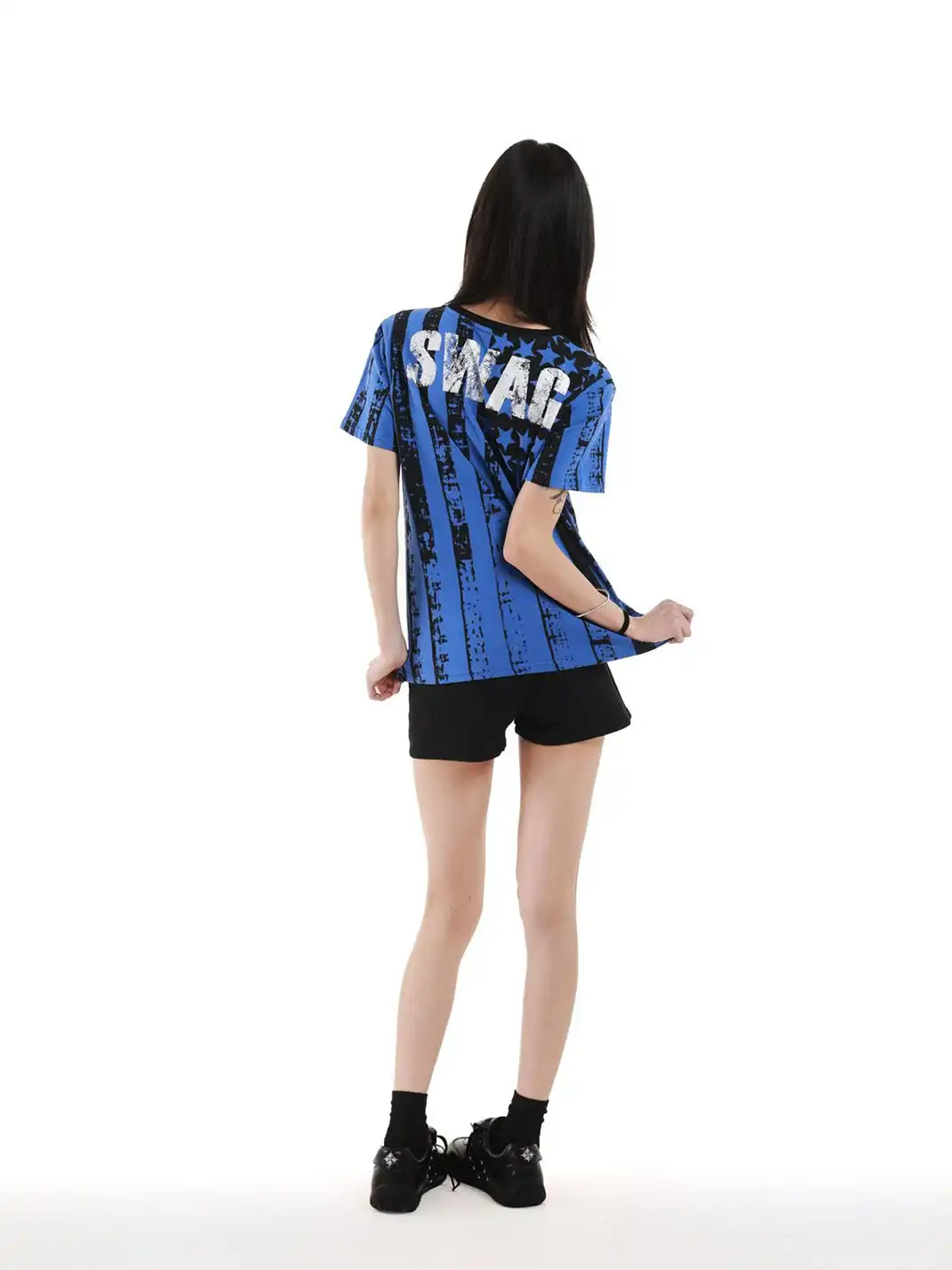 DETW | Full Print Star-Spangled Banner Letter T-Shirt