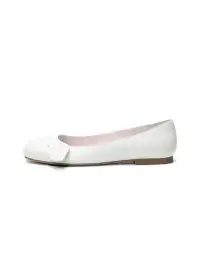 NECYSTUDIO | Wing Pattern Sheepskin Slip-On Flat Shoes