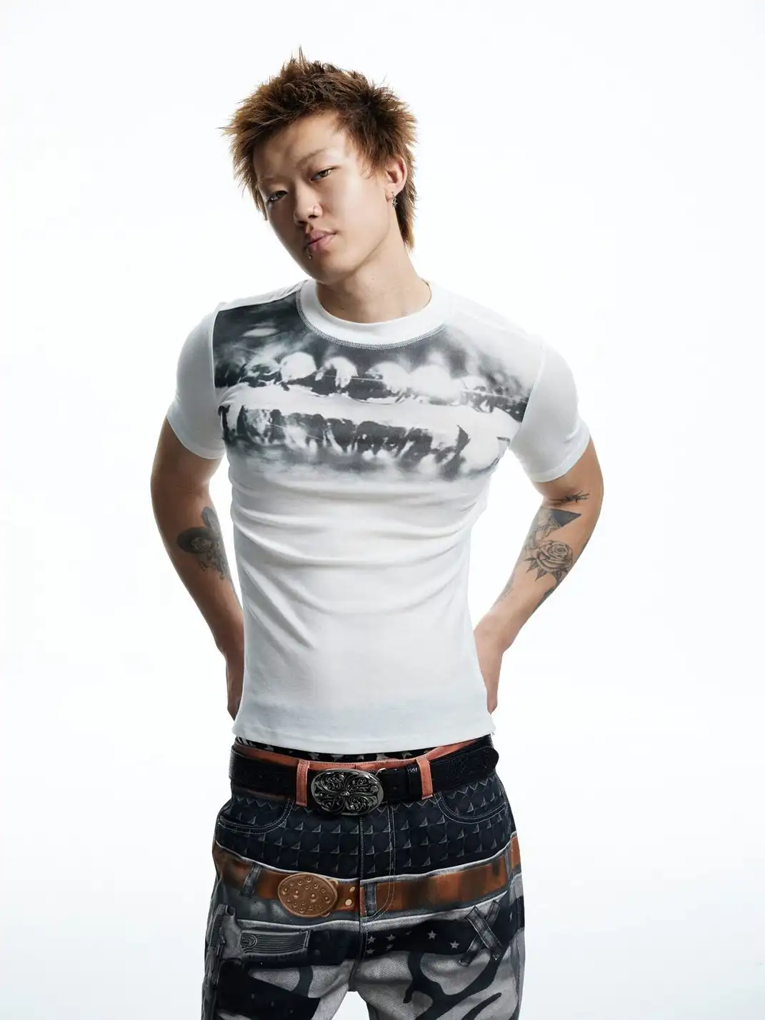 DND4DES | Diamond Print Stretch T-Shirt
