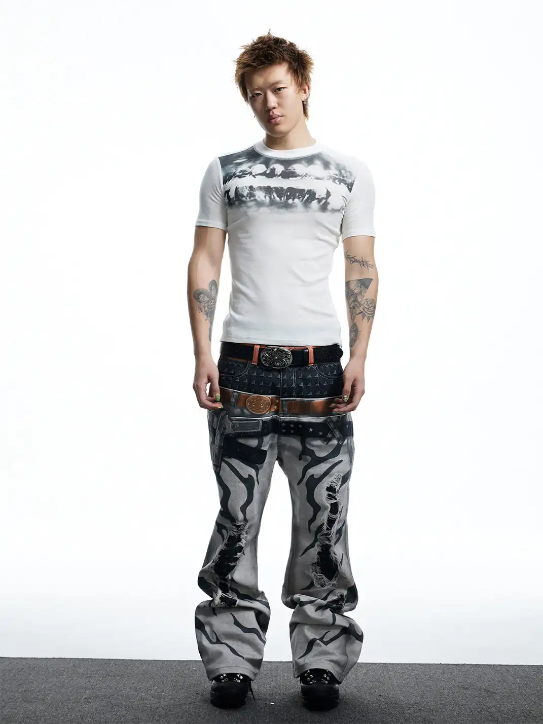 DND4DES | Diamond Print Stretch T-Shirt