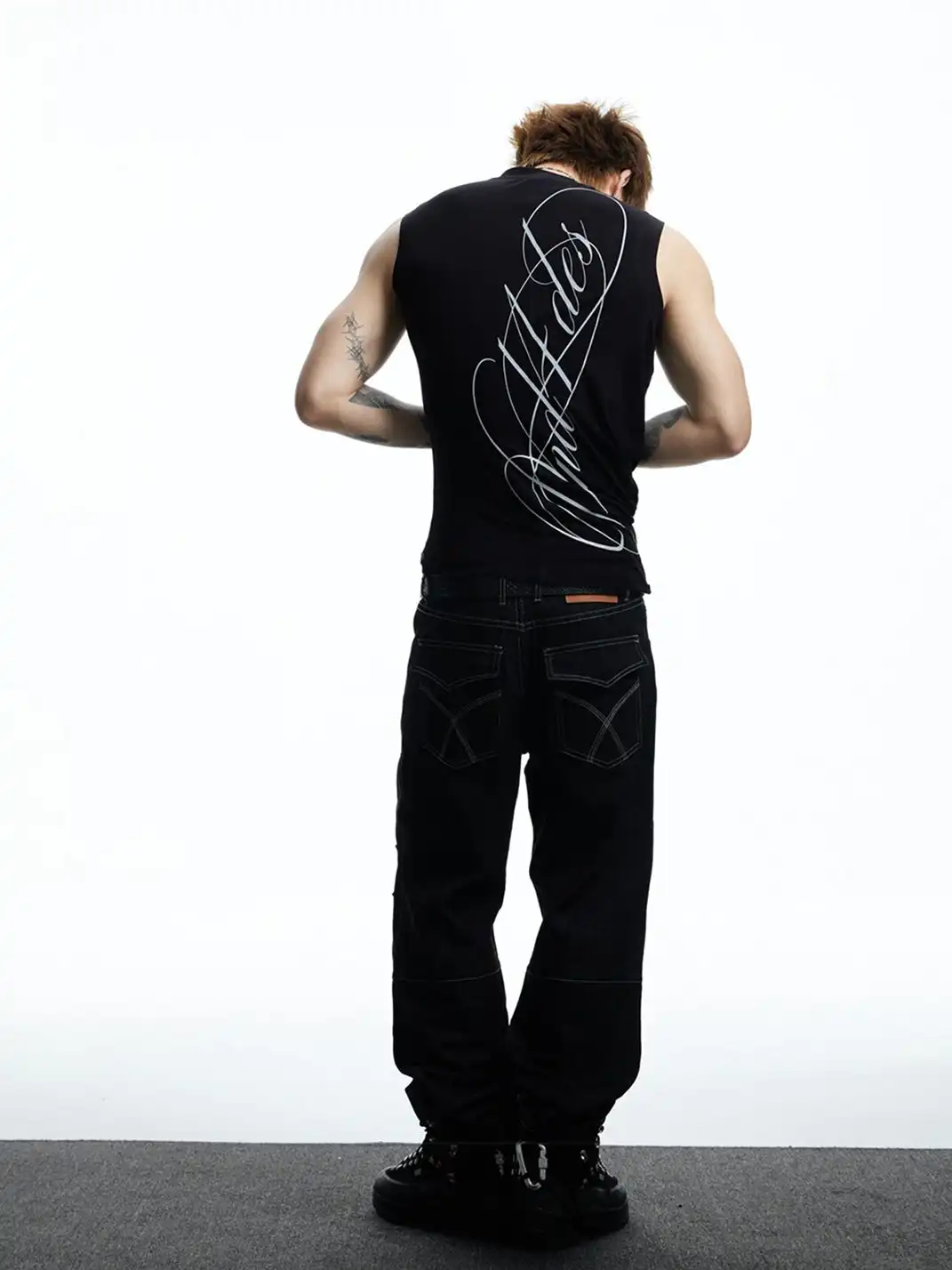 DND4DES | Slim Fit Printed Sleeveless Vest