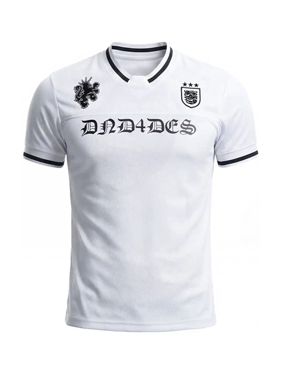 DND4DES | Letter & Number Print Mesh Breathable T-Shirt