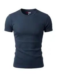 DND4DES | Stretch Basic Slim Ribbed T-Shirt