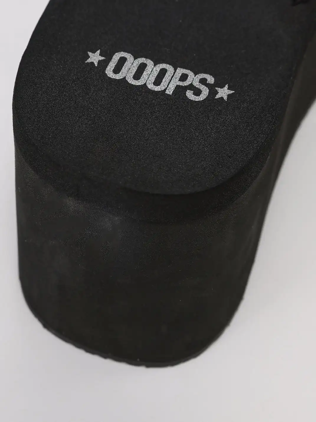 Ooops333 | Flower Platform Round-Toe Wedge Flip Flops