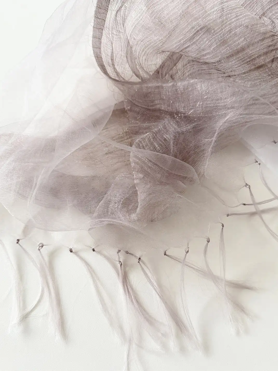 Feytiy | Misty Solid Color 3-Layer Silk Scarf