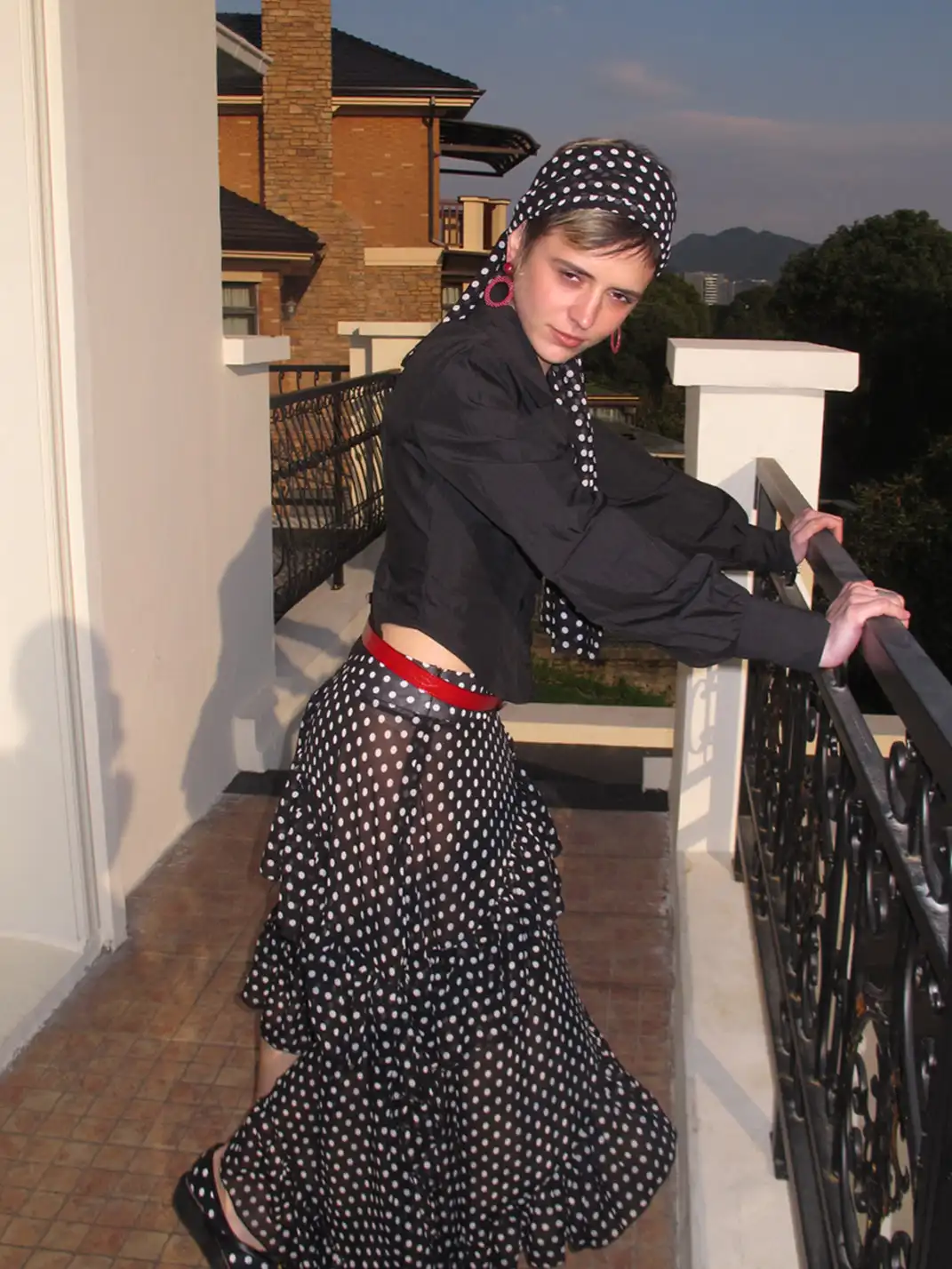 AXIS OF | Versatile Double-Sided Silk Scarf & Headscarf