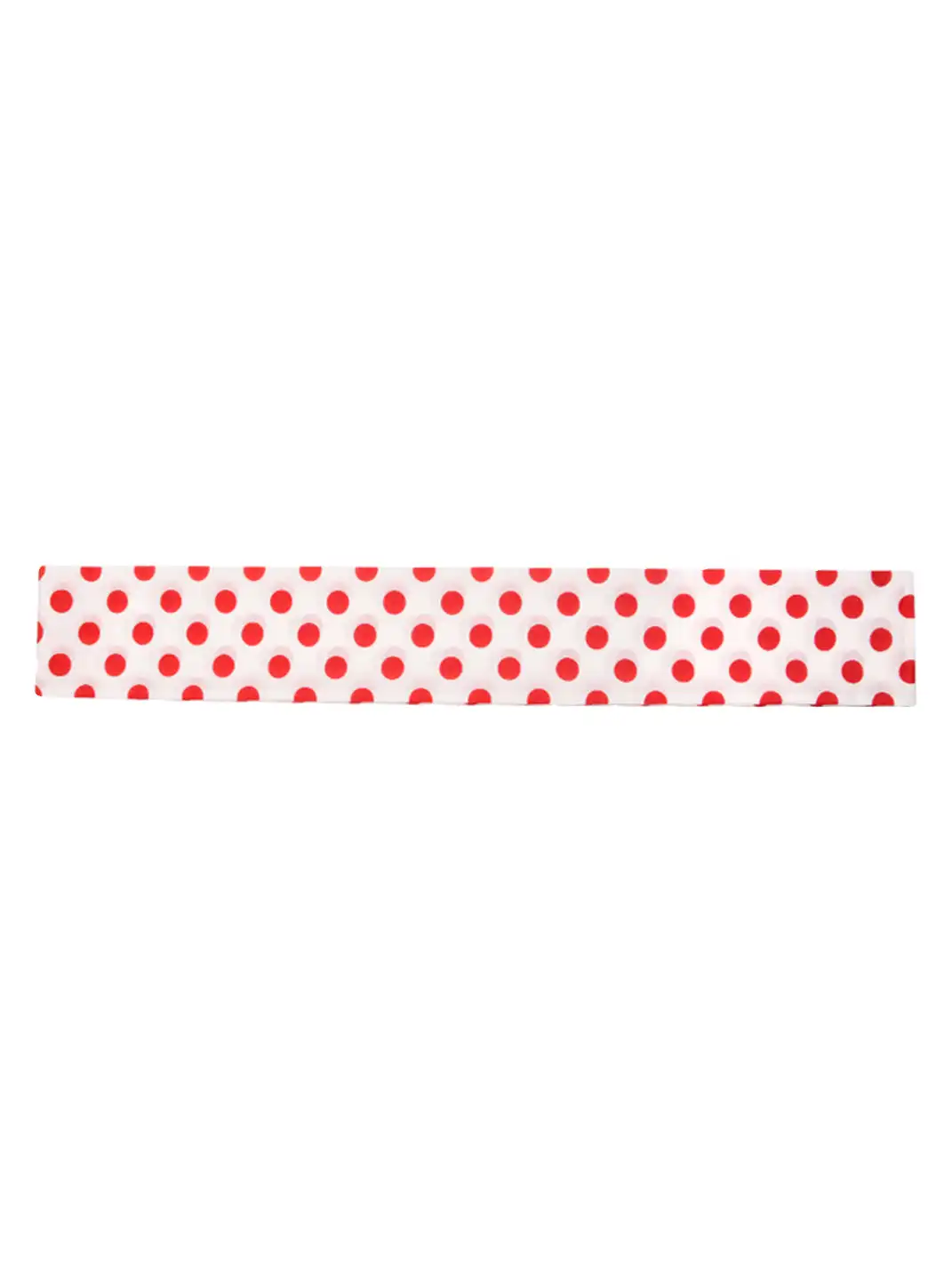 Glee Rainbow | Stylish Red And White Big Polka Dot Scarf