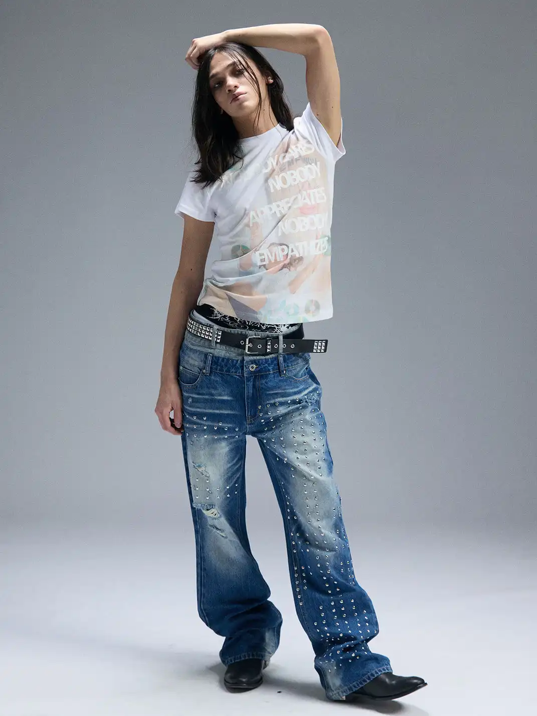 PAIKI | CD Portrait Crew Neck T-Shirt