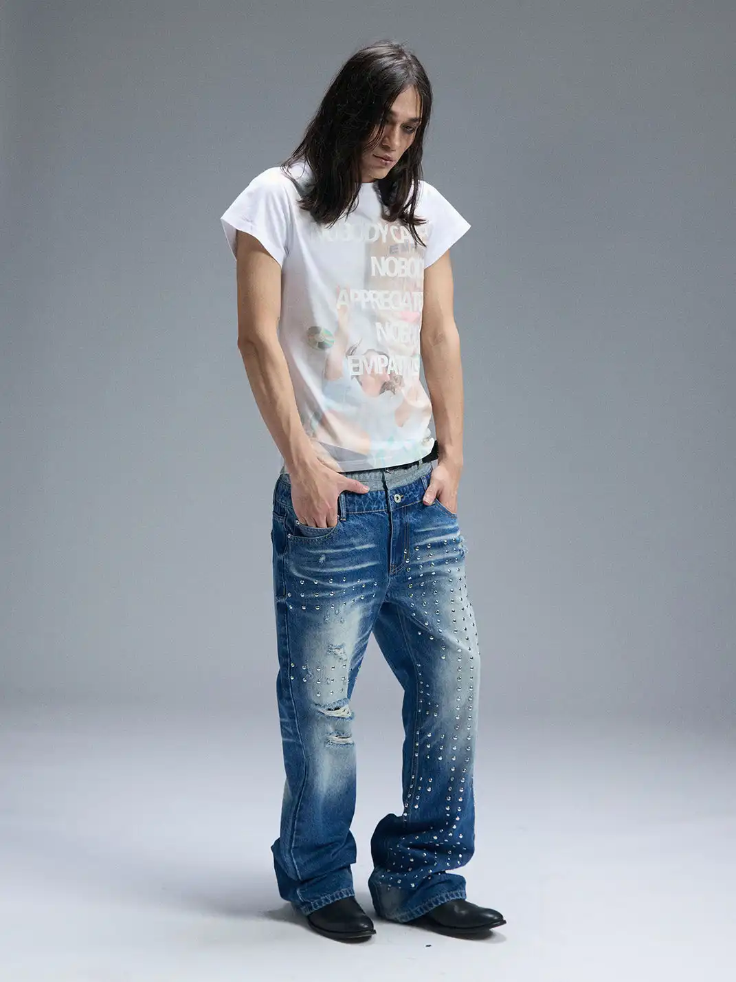 PAIKI | CD Portrait Crew Neck T-Shirt