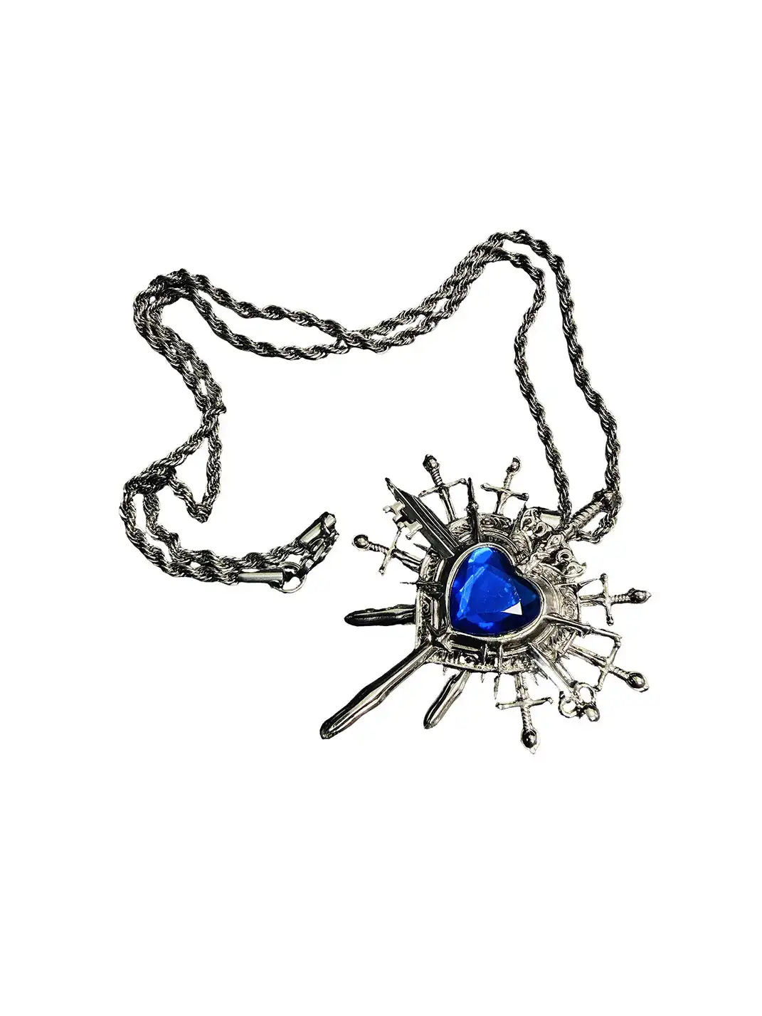 PAIKI | Heart Pink And Blue Double Sided Necklace