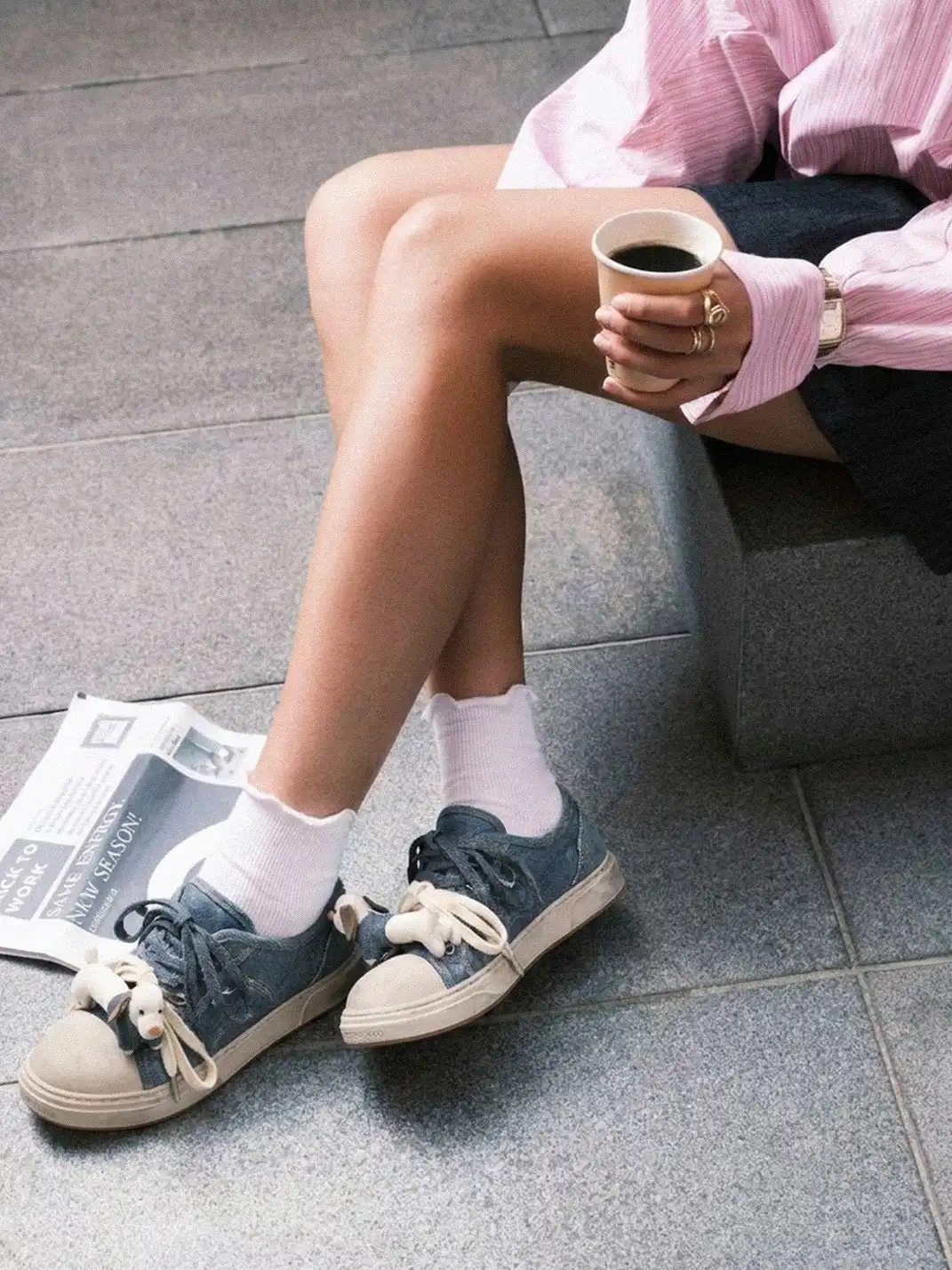 NECYSTUDIO | Puppy Doll Oversized Head Canvas Shoes