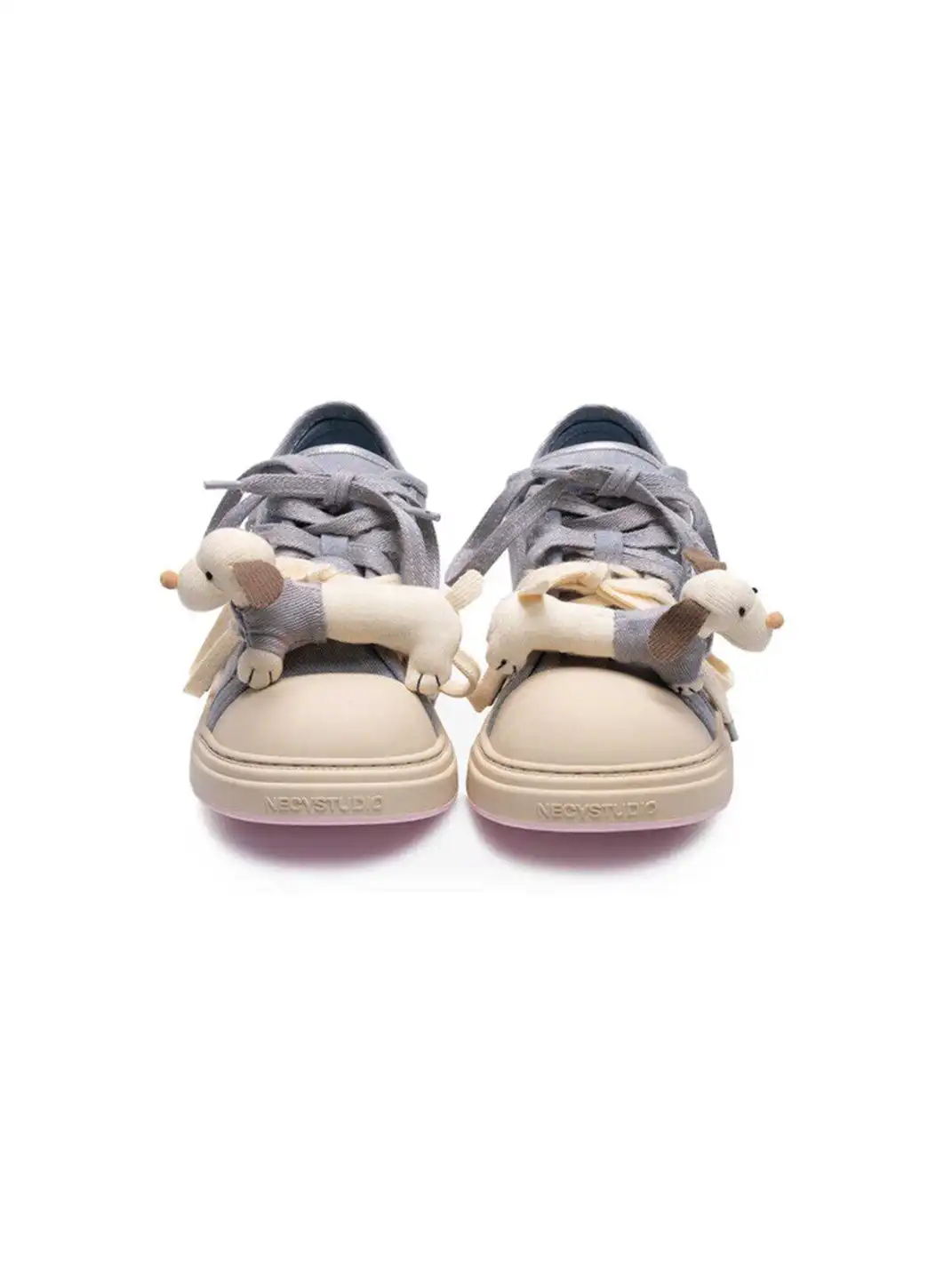 NECYSTUDIO | Puppy Doll Oversized Head Canvas Shoes