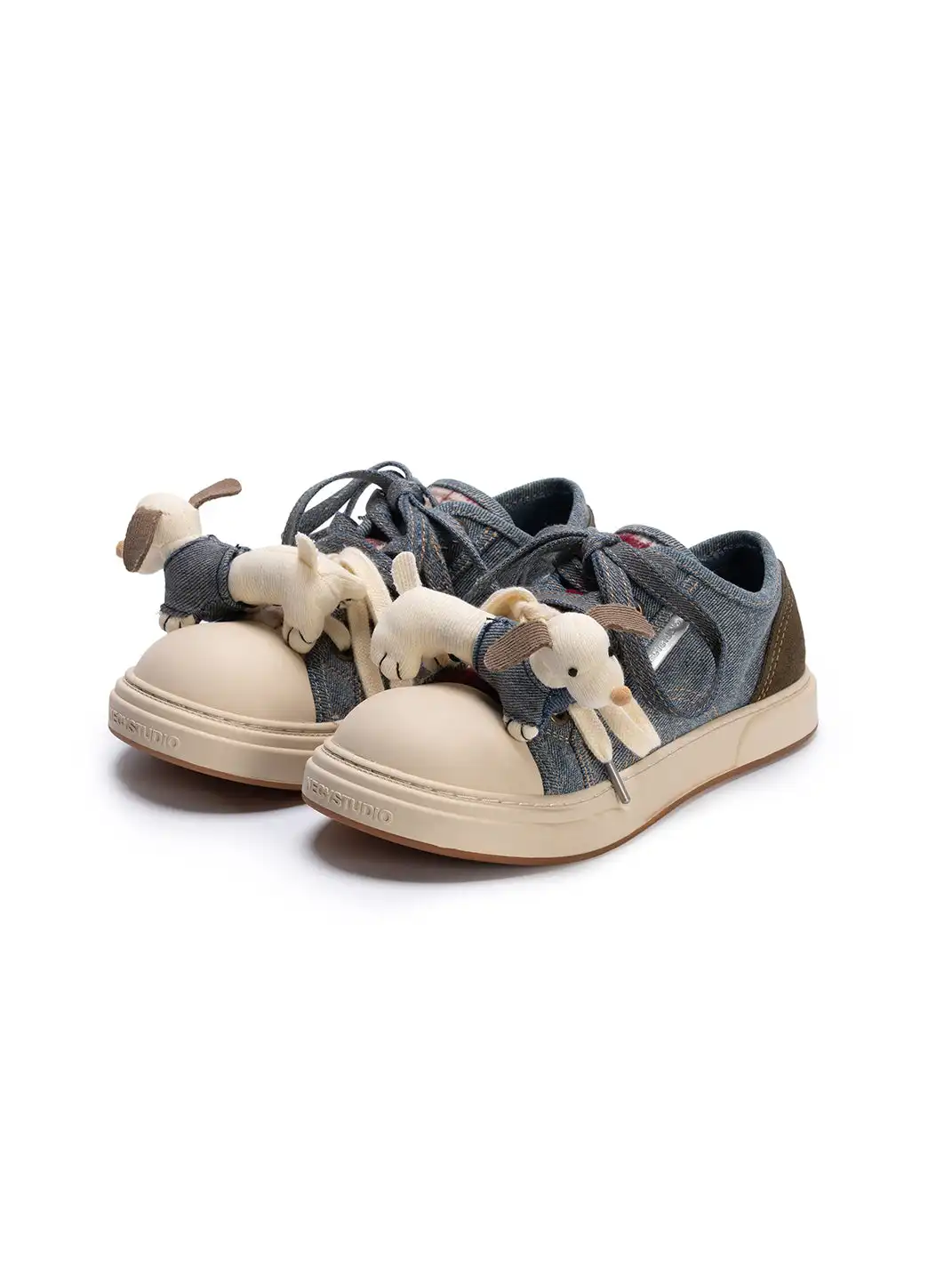 NECYSTUDIO | Puppy Doll Oversized Head Canvas Shoes