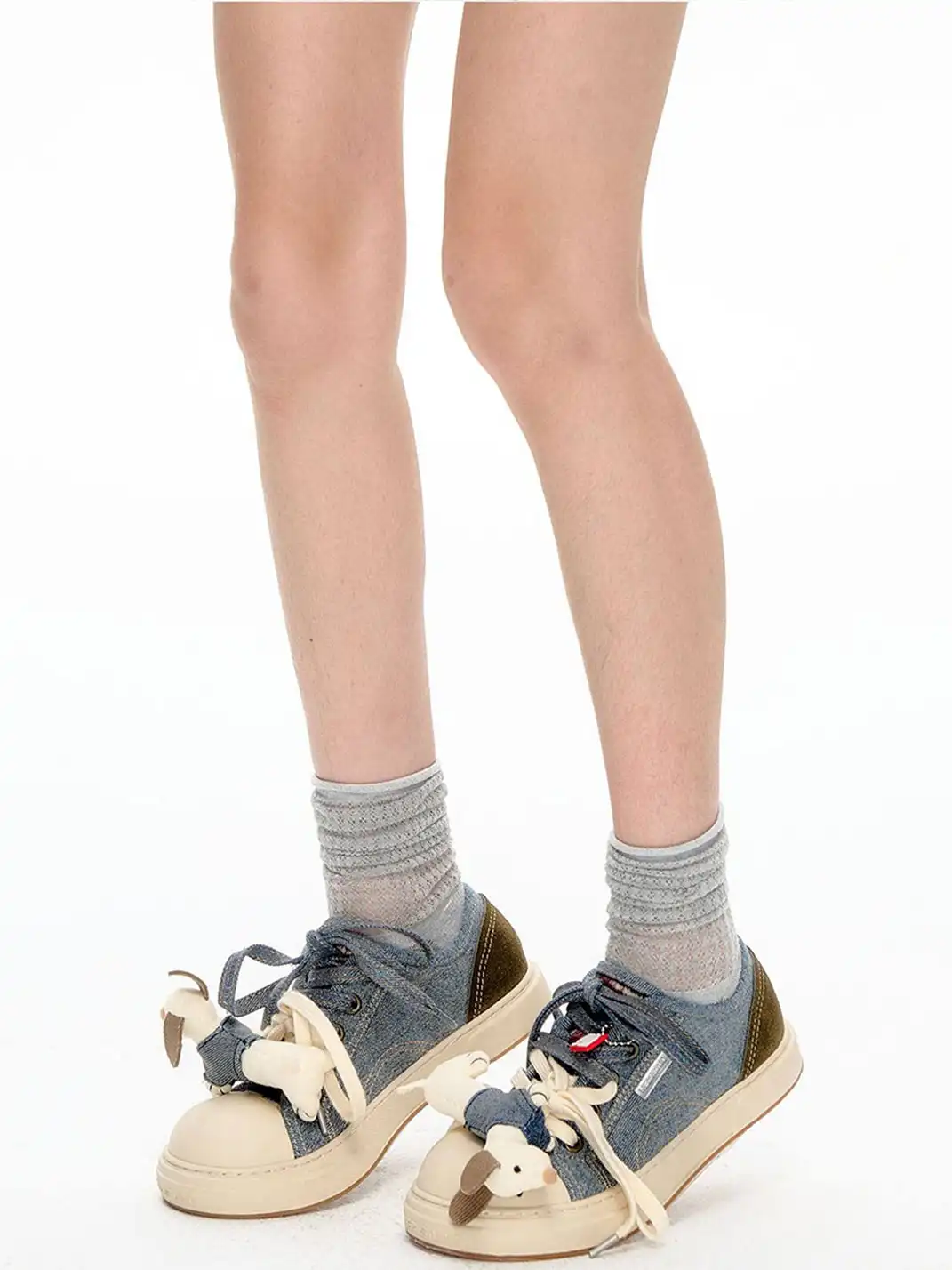 NECYSTUDIO | Puppy Doll Oversized Head Canvas Shoes