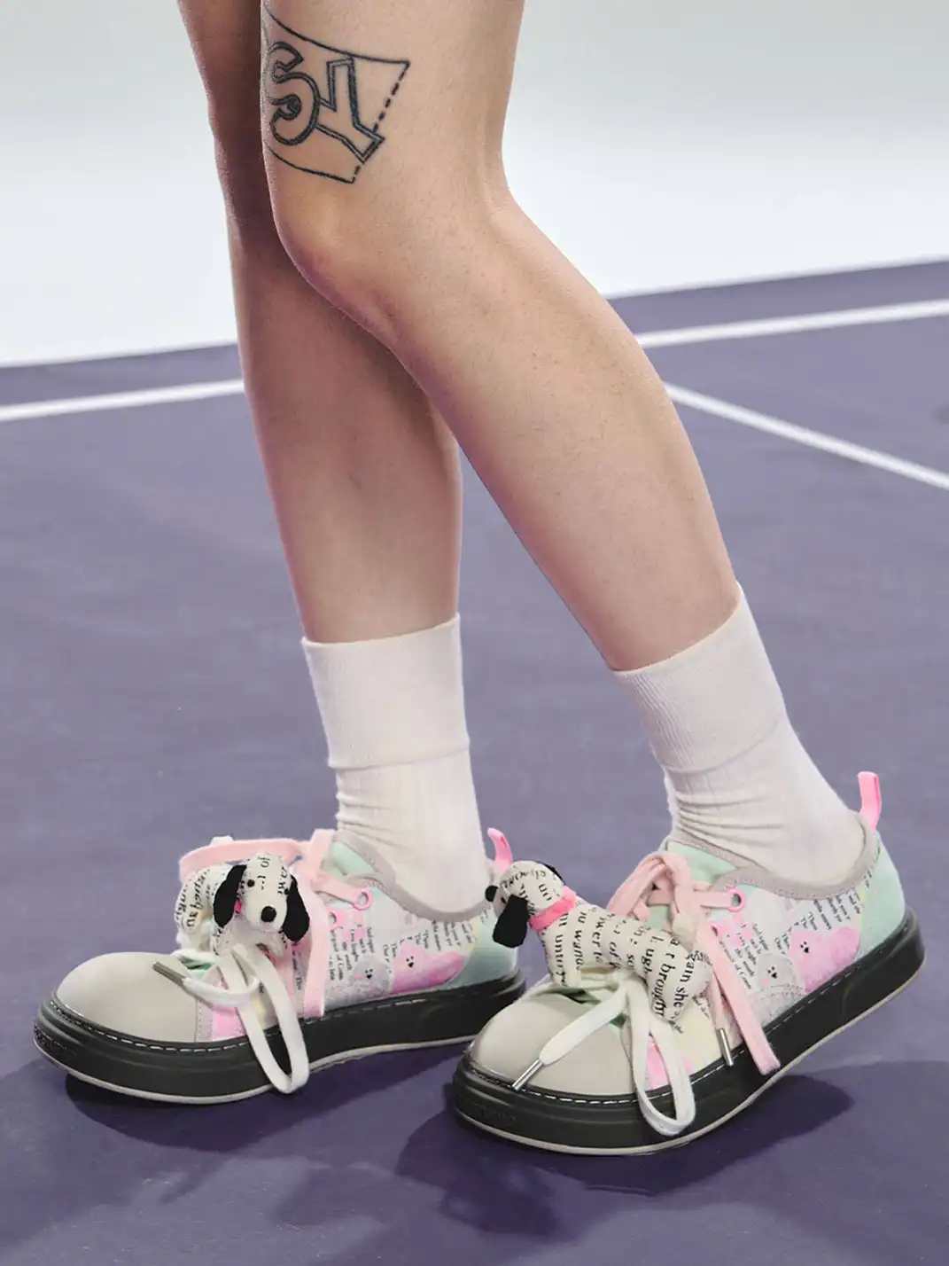 NECYSTUDIO | Puppy Mood Series Oversized Head Canvas Shoes