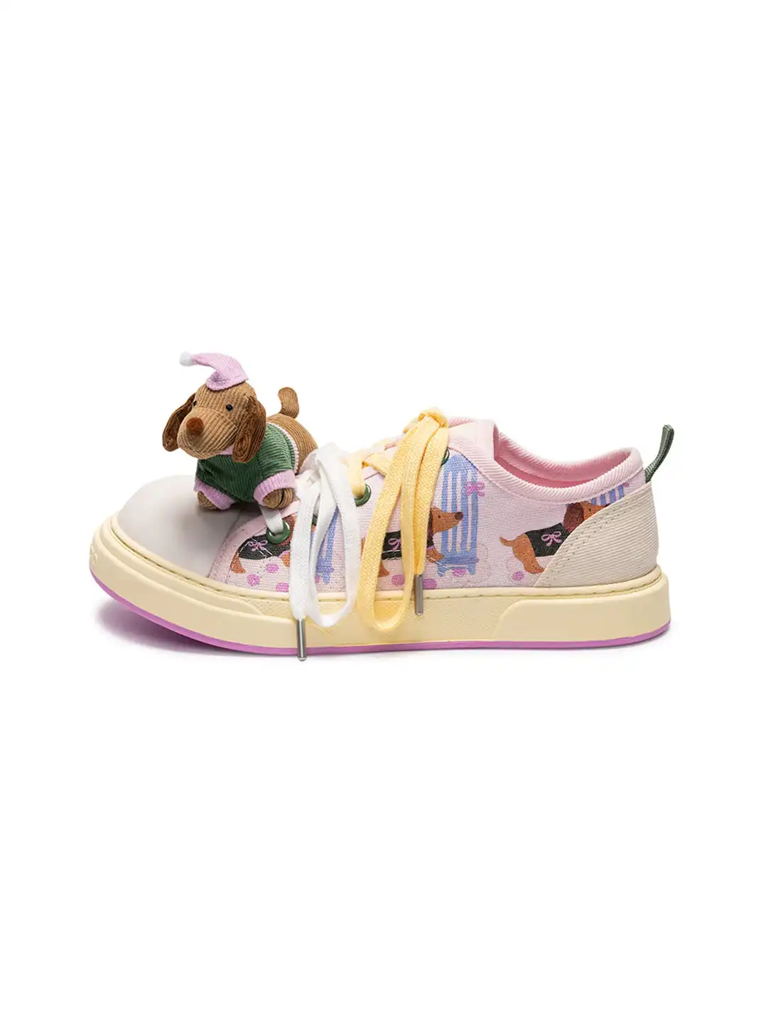 NECYSTUDIO | Puppy Mood Series Oversized Head Canvas Shoes