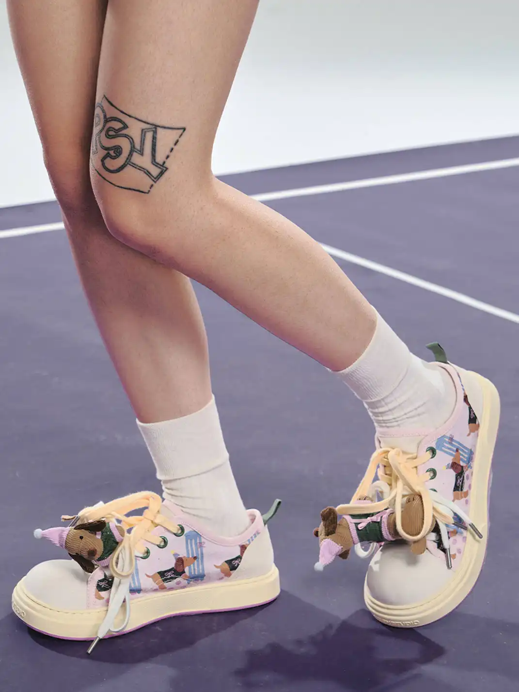 NECYSTUDIO | Puppy Mood Series Oversized Head Canvas Shoes