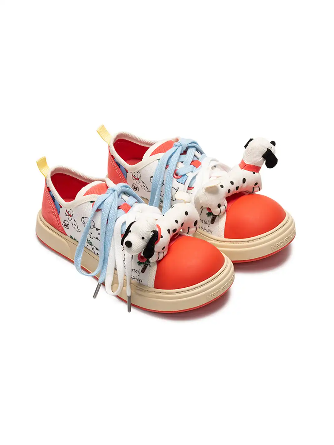 NECYSTUDIO | Puppy Mood Series Oversized Head Canvas Shoes