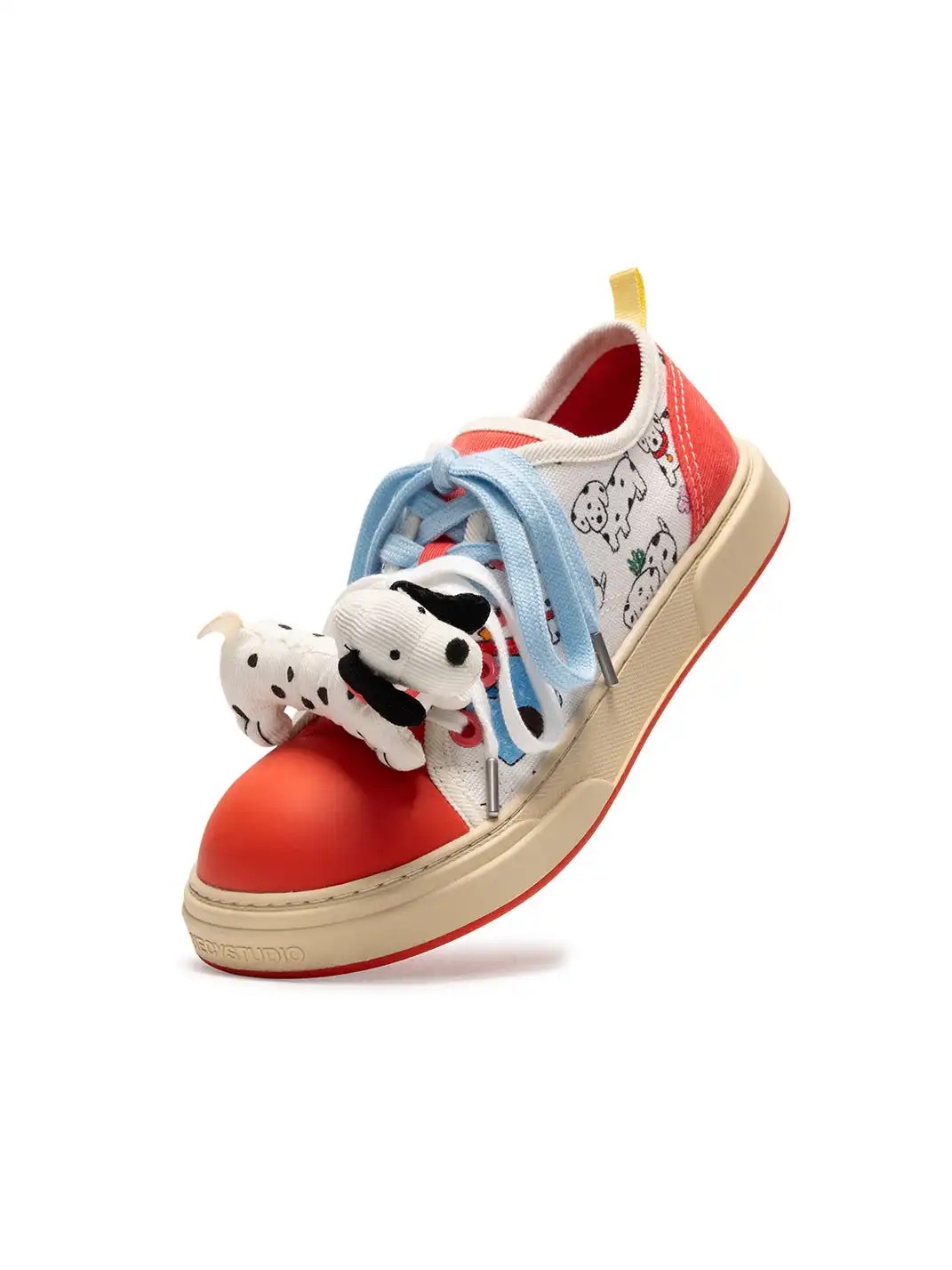 NECYSTUDIO | Puppy Mood Series Oversized Head Canvas Shoes