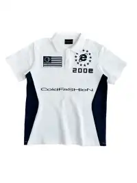 ColdAsia | Flag "200E" Embroidered Polo T-Shirt