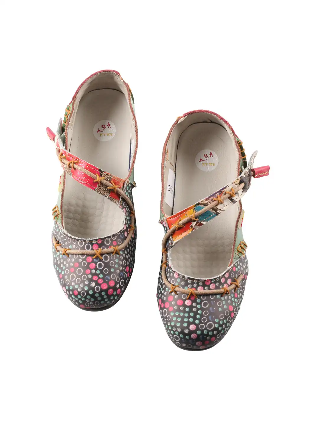 TMA EYES | Fashion Color Block Flat Shoes