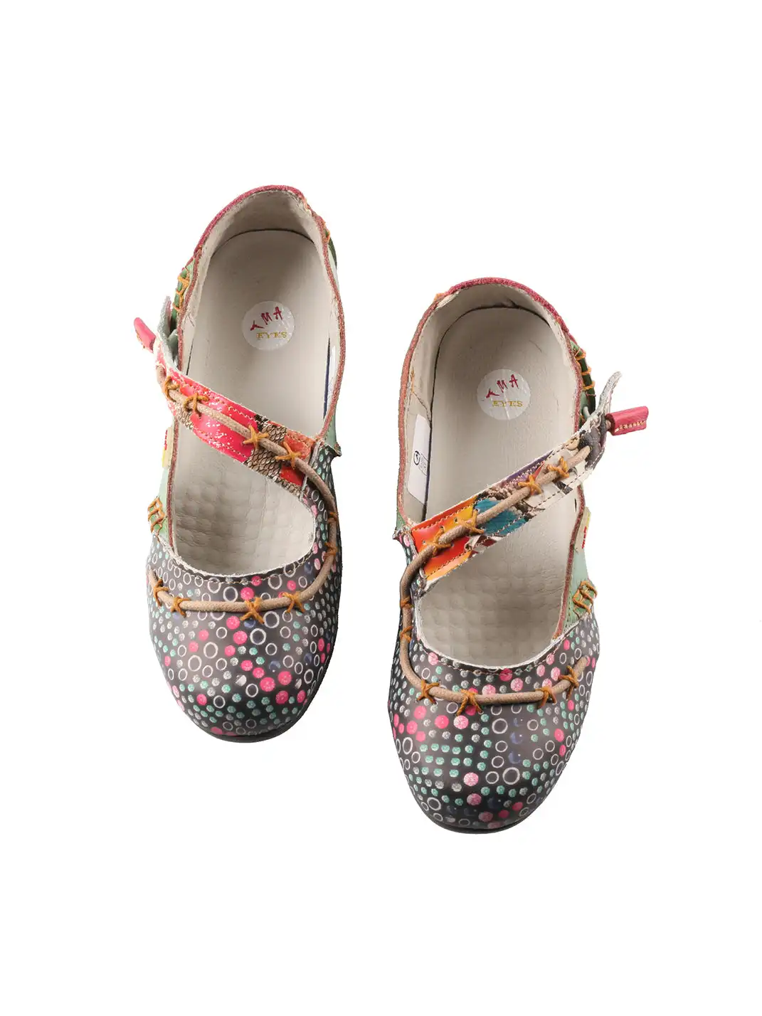 TMA EYES | Fashion Color Block Flat Shoes
