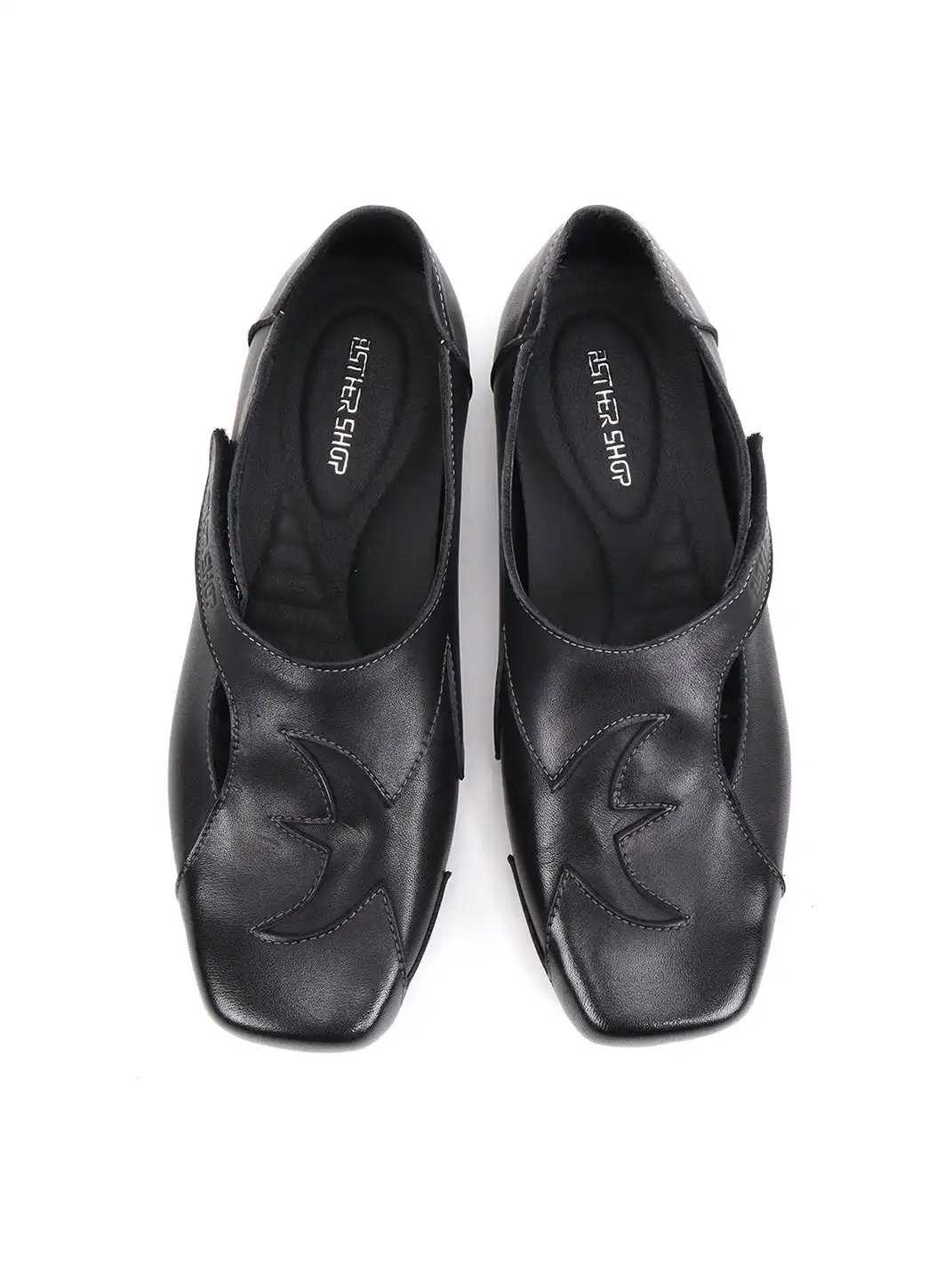 Asthershop | Star And Moon Slip-On Flat Shoes