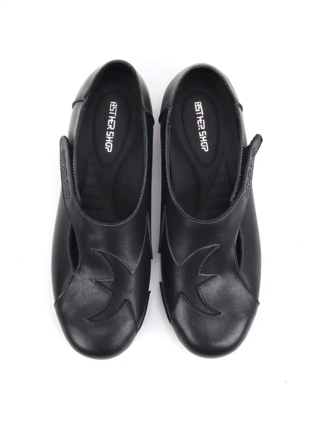 Asthershop | Star And Moon Slip-On Flat Shoes