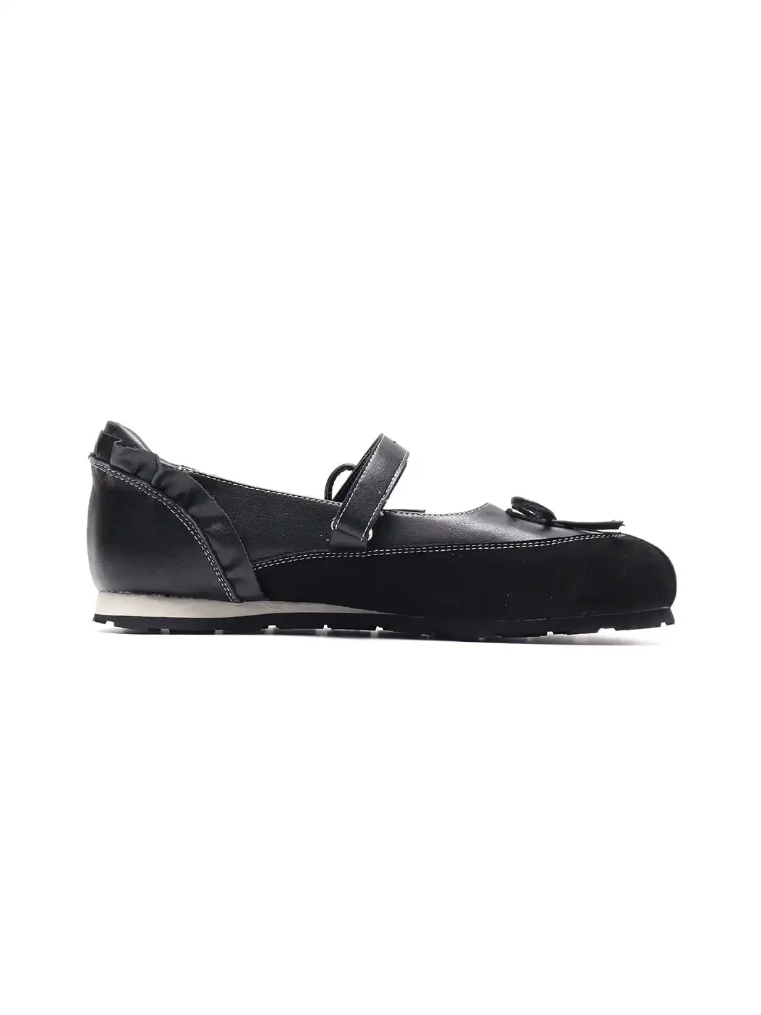 Asthershop | Bow Decor Mary Jane Flat Shoes