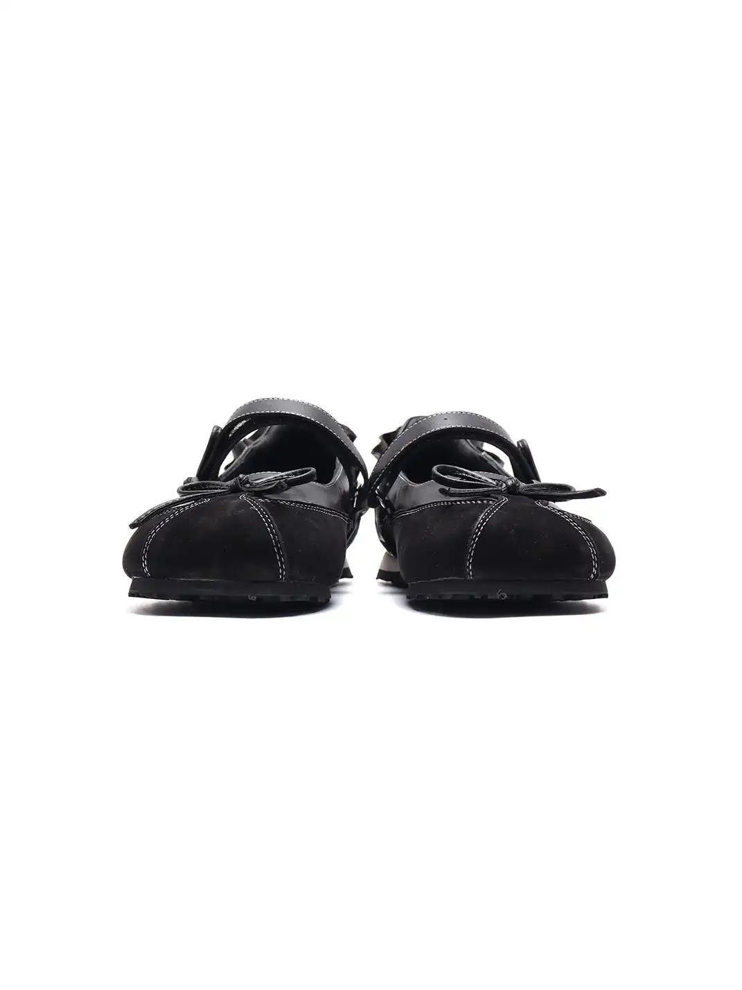 Asthershop | Bow Decor Mary Jane Flat Shoes