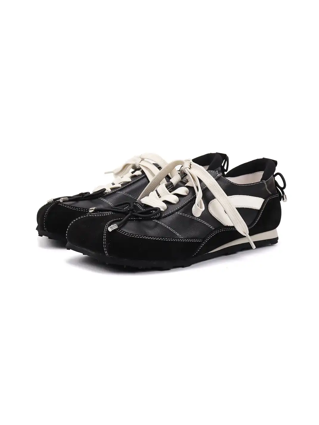 Asthershop | Square Toe Sporty Flat Shoes
