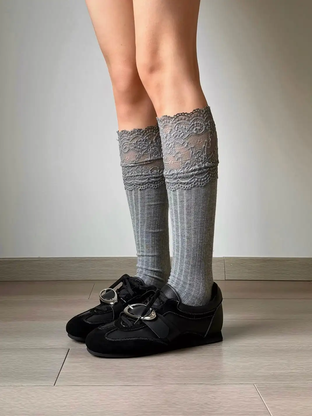 Asthershop | Metal Decor Genuine Leather German Training Shoes