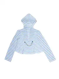 nit alcove | Striped Navy Chain Cardigan Sun Protection Coat