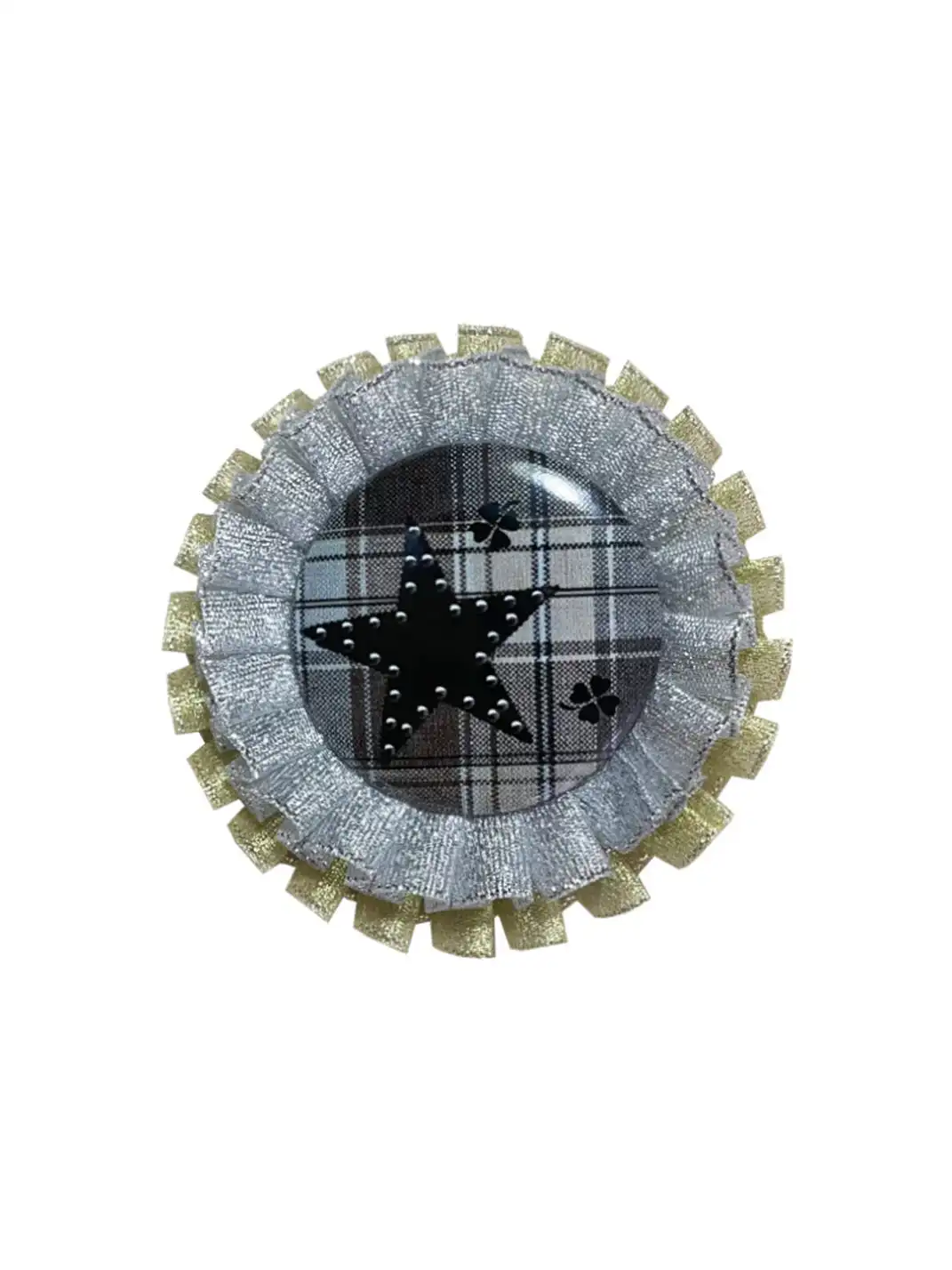 nit alcove | All-season Versatile Printed Badge Brooch
