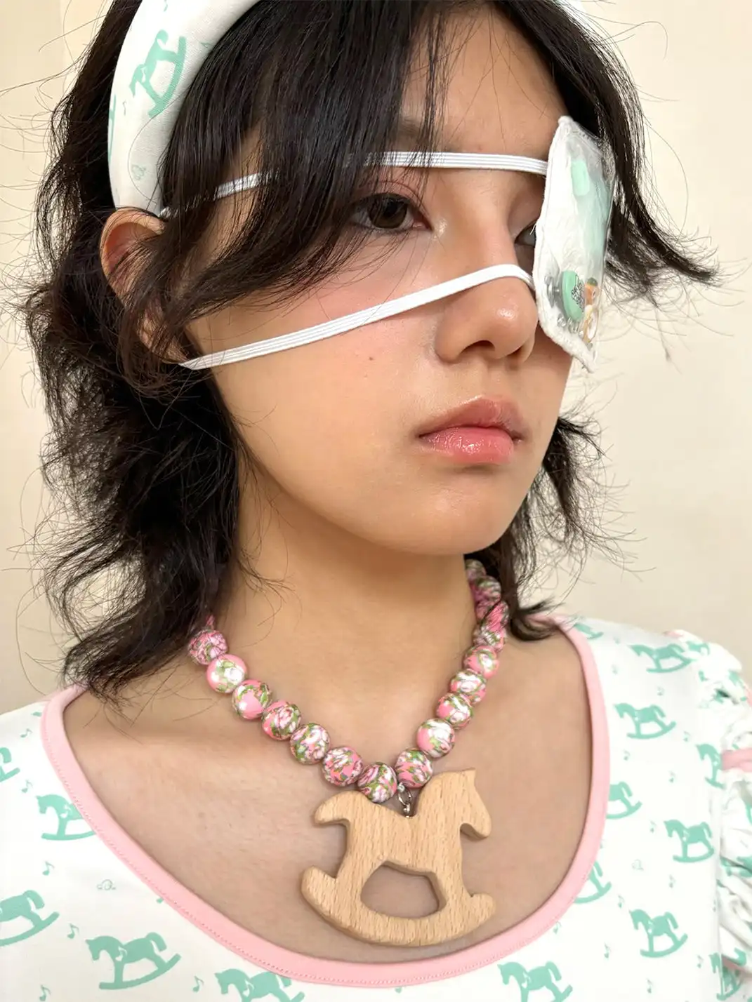 nit alcove | Beaded Trojan Horse Necklace