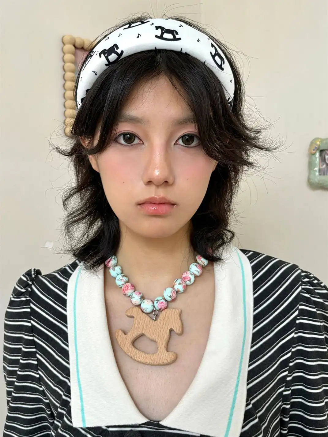 nit alcove | Beaded Trojan Horse Necklace
