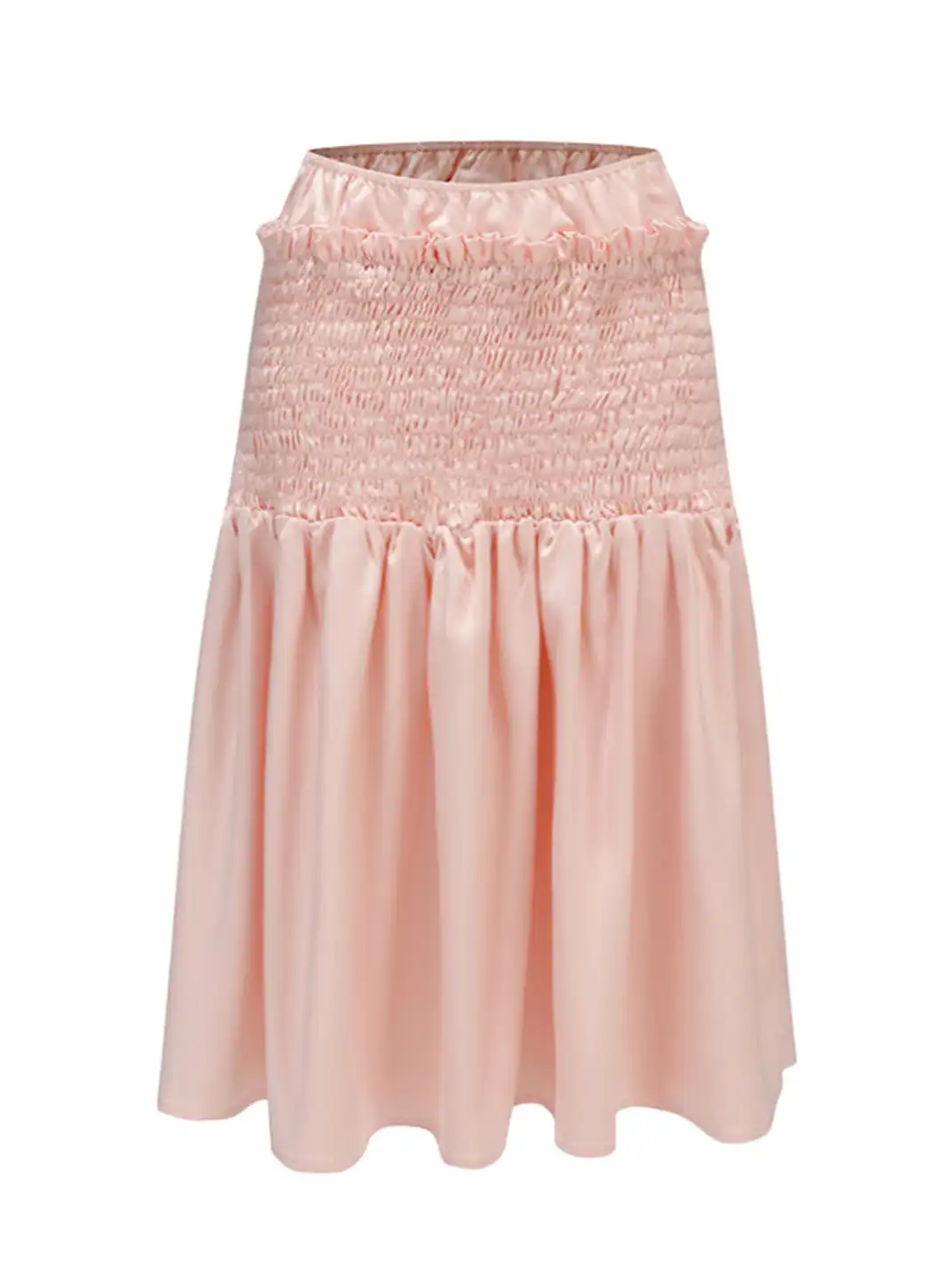 nit alcove | Hand Smocked Elastic Midi Skirt