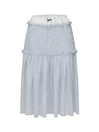nit alcove | Hand Smocked Elastic Midi Skirt