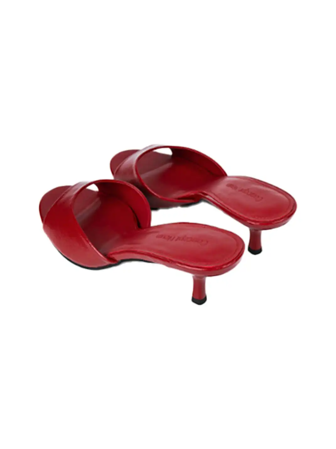 Concept Neun | Round Toe Kitten Heel High Heel Sandals