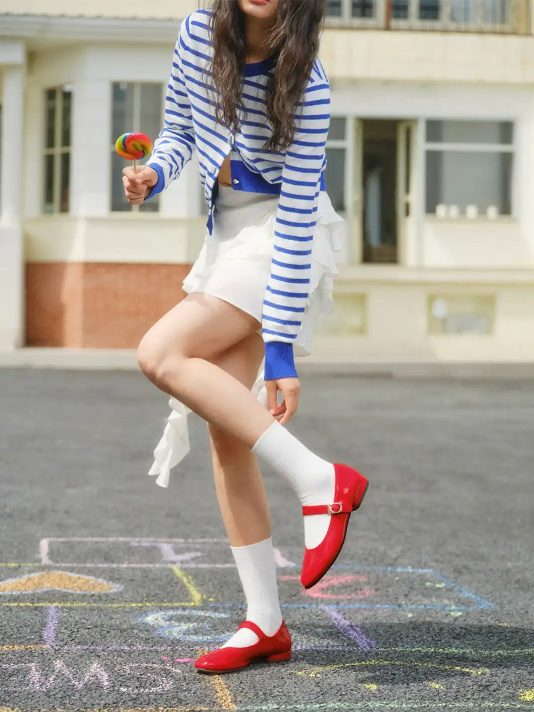 Concept Neun | Round Toe Soft Mary Jane Flat Shoes