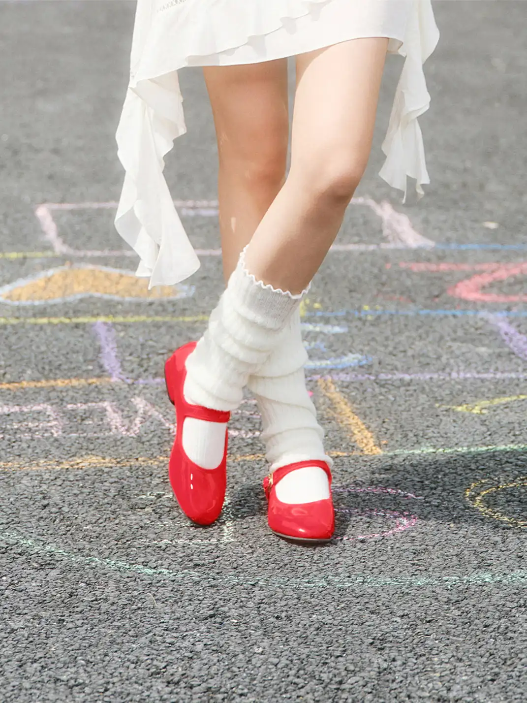 Concept Neun | Round Toe Soft Mary Jane Flat Shoes
