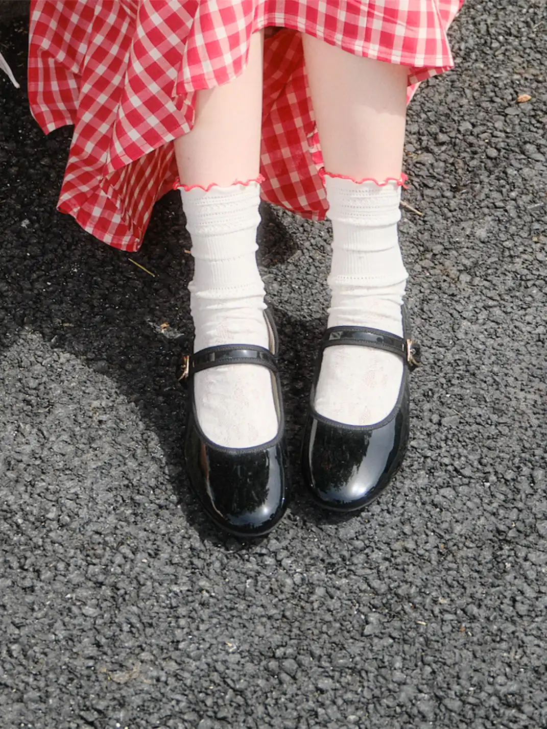Concept Neun | Round Toe Soft Mary Jane Flat Shoes