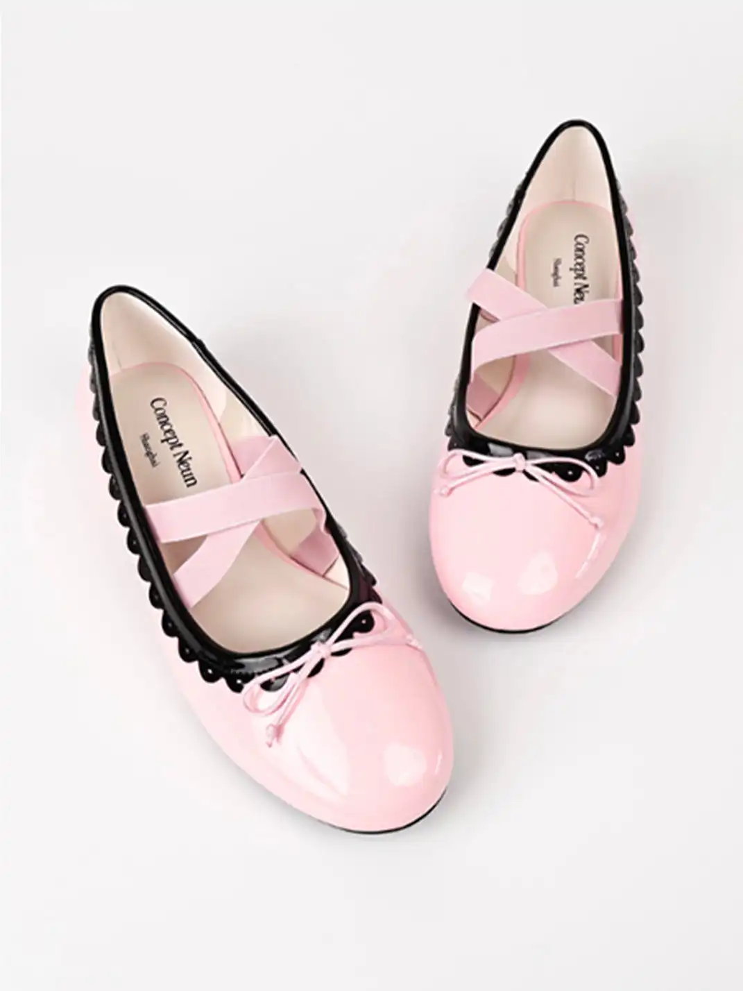 Concept Neun | Color Block Ballet Shoes