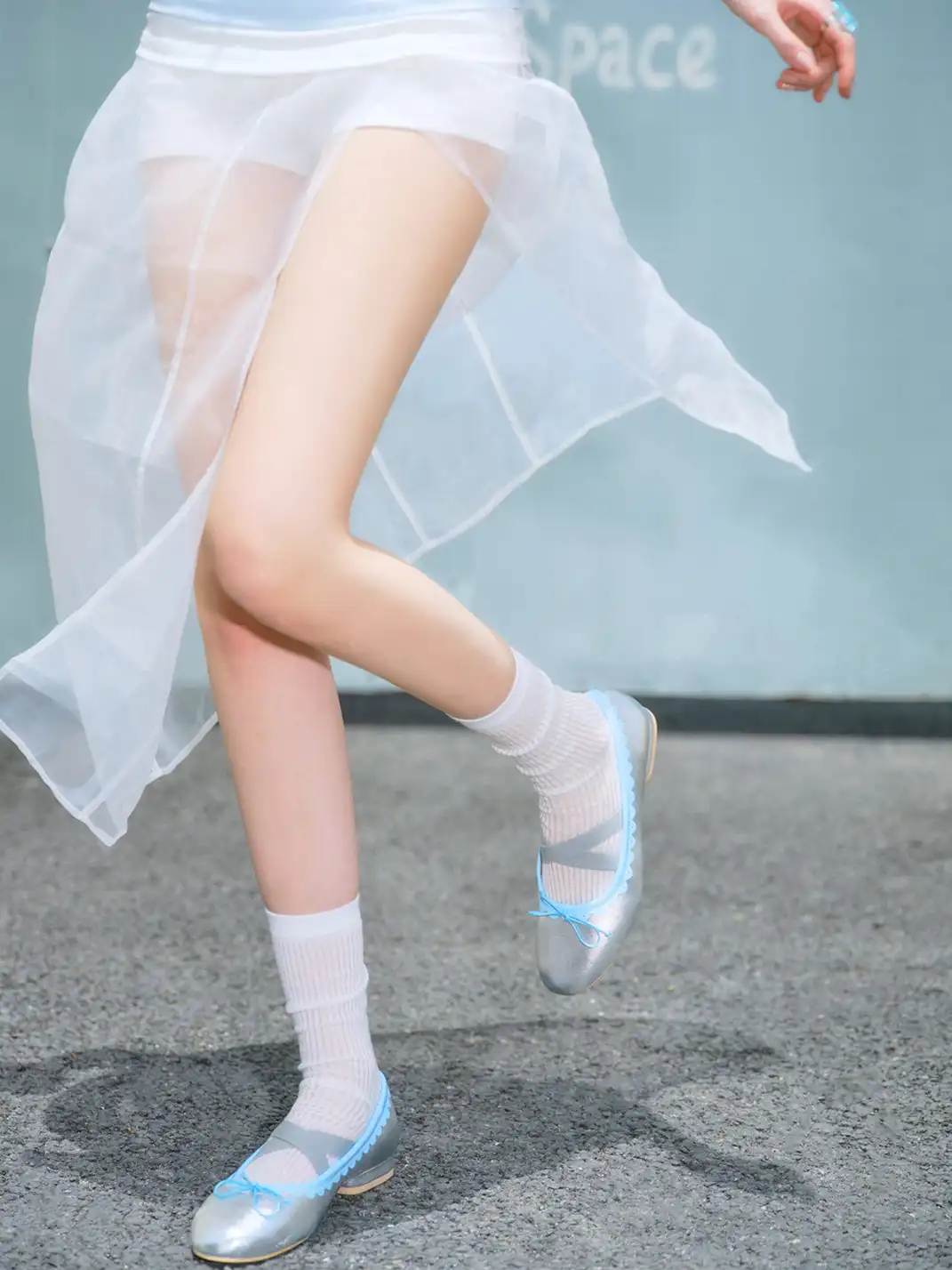 Concept Neun | Color Block Ballet Shoes