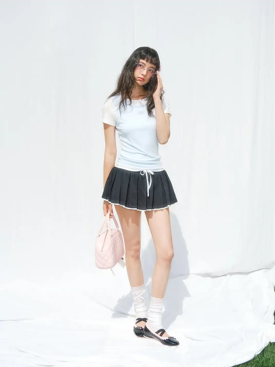 Concept Neun | Color Block Ballet Shoes