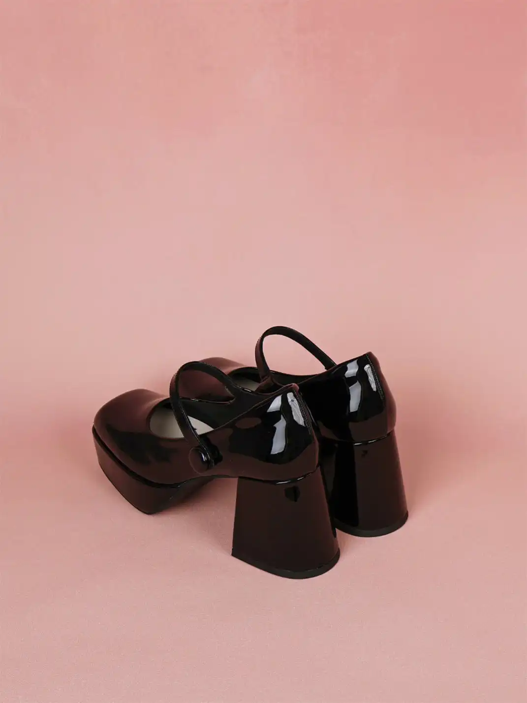Concept Neun | Block Heel Square Toe Mary Jane Shoes