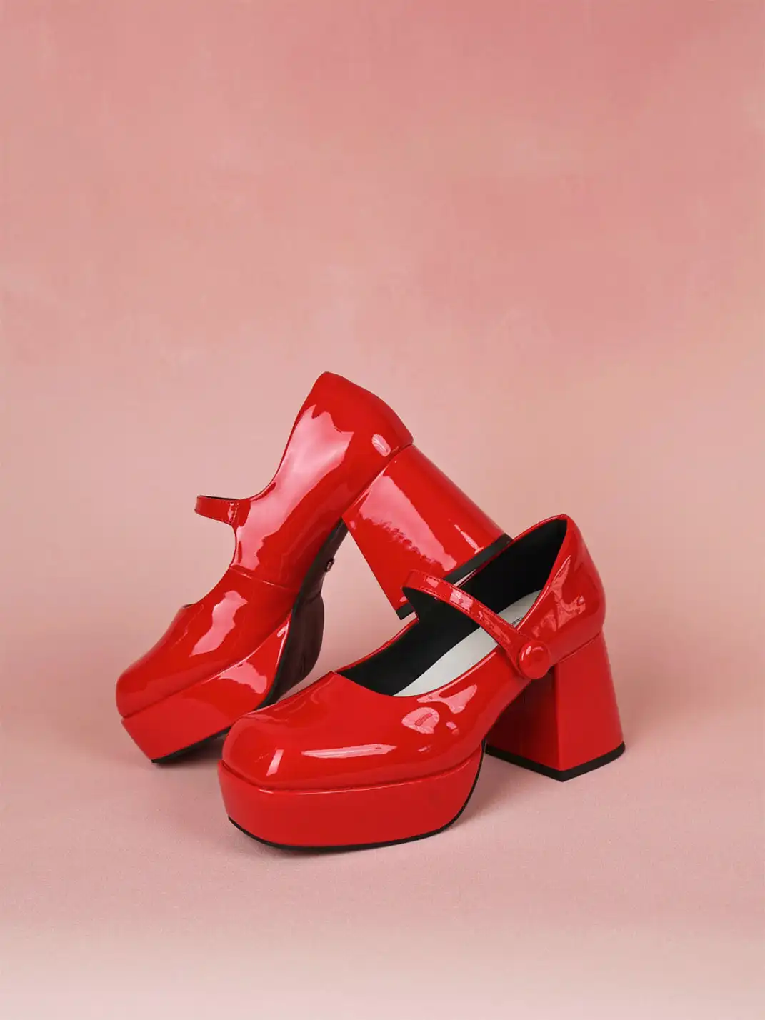Concept Neun | Block Heel Square Toe Mary Jane Shoes