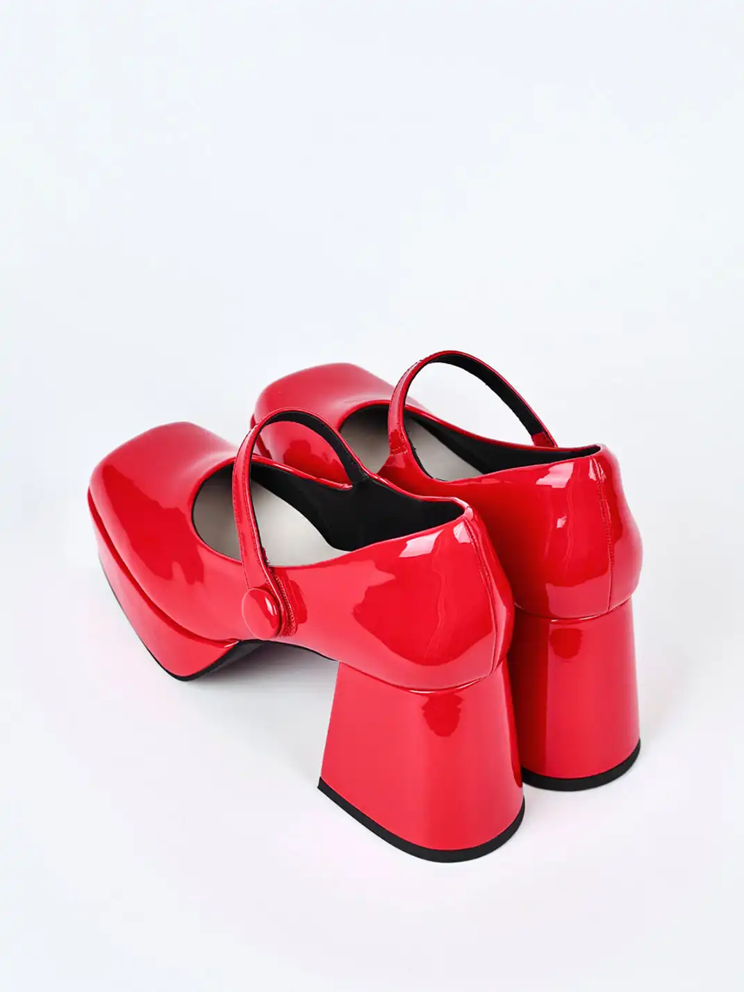 Concept Neun | Block Heel Square Toe Mary Jane Shoes