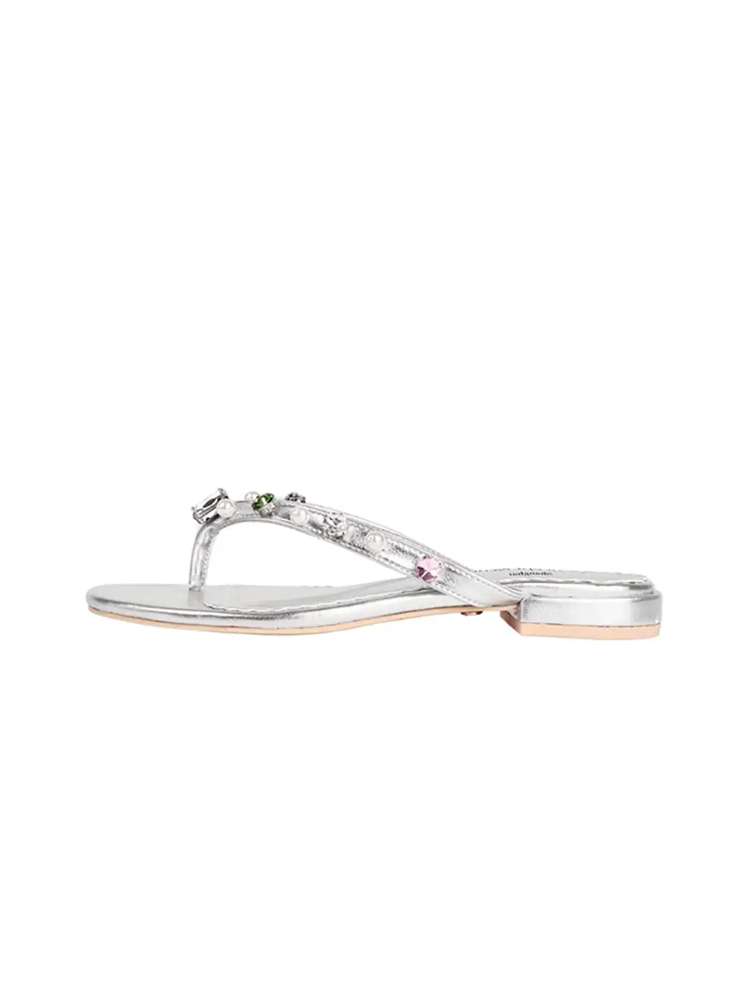 Concept Neun | Colored Rhinestone Flip Flops